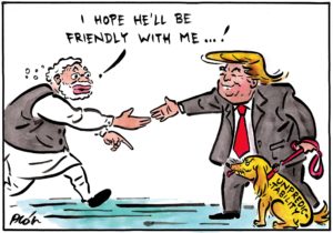 trump's friendship with modi